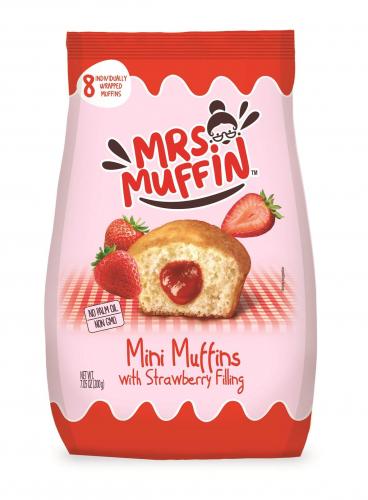Mrs Muffin - Mini Jordgubb Muffins 200g (BF: 2023-12-02) Coopers Candy