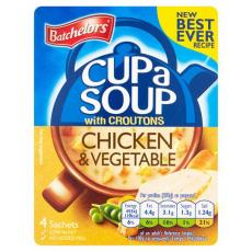 Batchelors Cup A Soup w. Croutons Chicken & Veg 110g Coopers Candy