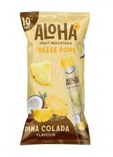 Aloha Mocktail Freeze Pops Pina Colada 10-pack Coopers Candy