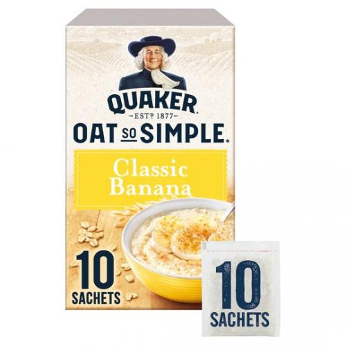 Quaker Oat So Simple Porridge Banana 348g Coopers Candy
