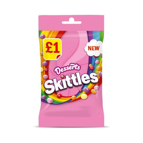 Skittles Desserts 125g (BF: 2024-04-12) Coopers Candy