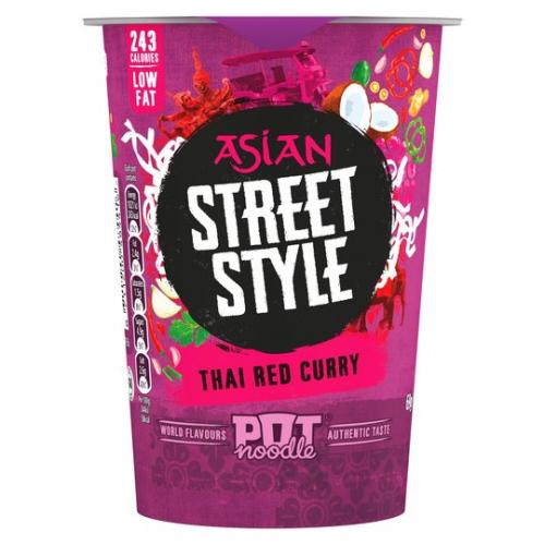Pot Noodle Asian Street Style Thai Red Curry 69g Coopers Candy