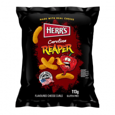 Herrs Carolina Reaper Flavoured Curls 113g Coopers Candy