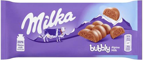 Milka Bubbly Milk 90g Coopers Candy