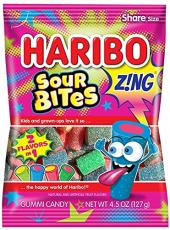Haribo Zing Sour Bites 127g (BF: 2024-04-30) Coopers Candy