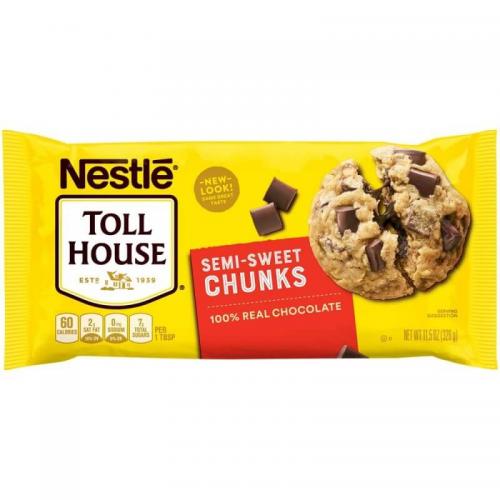 Nestle Toll House Semi Sweet Chocolate Chunks 326g Coopers Candy