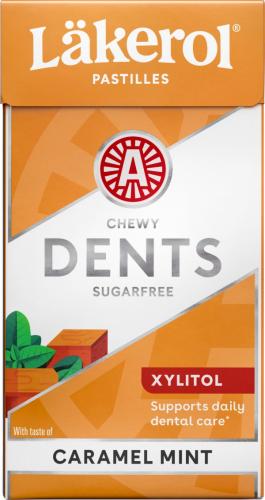 Lkerol Dents Caramel Mint 36g Coopers Candy