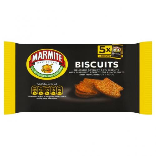 Thomas J Fudges Marmite Biscuits 120g Coopers Candy