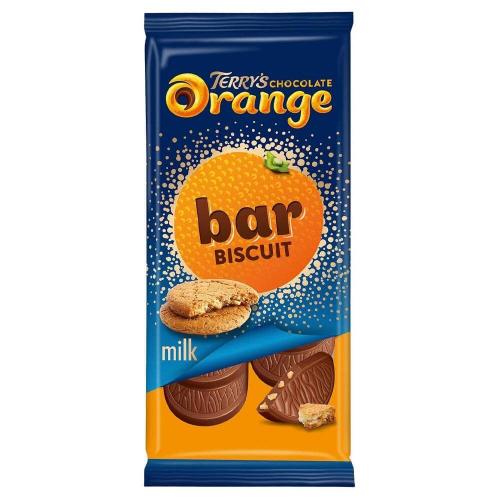Terrys Chocolate Orange Biscuit Bar 90g Coopers Candy