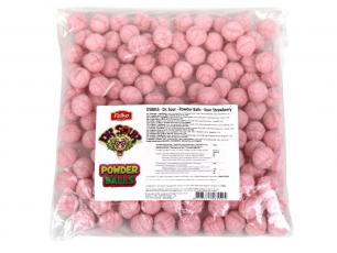 Dr Sour Powder Balls - Sour Strawberry 1kg Coopers Candy