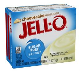Jello Sugar Free Instant Pudding Cheesecake 28g Coopers Candy
