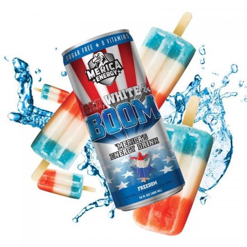 Merica Energy Red White & Boom - Freedom 480ml Coopers Candy