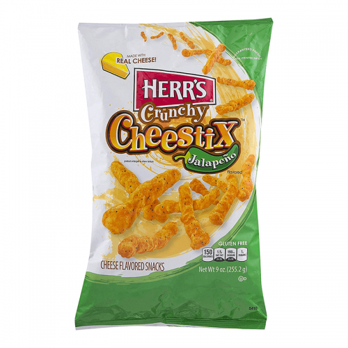 Herrs Jalapeno Crunchy Cheestix 227g Coopers Candy