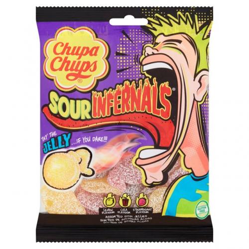 Chupa Chups Infernals Sour Jellies 150g Coopers Candy