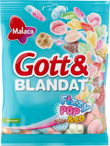 Malaco Gott & Blandat FizzyPop 700g Coopers Candy