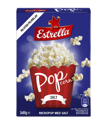 Estrella Micropopcorn Salt 3-pack (BF: 2024-02-06) Coopers Candy