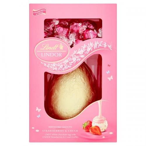 Lindor Strawberry & Cream Egg 285g Coopers Candy