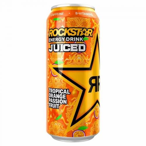 Rockstar Energy Juiced Tropical Orange Passion Fruit 500ml Coopers Candy
