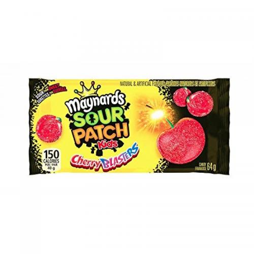 Sour Patch Sour Cherry Blasters 64g Coopers Candy