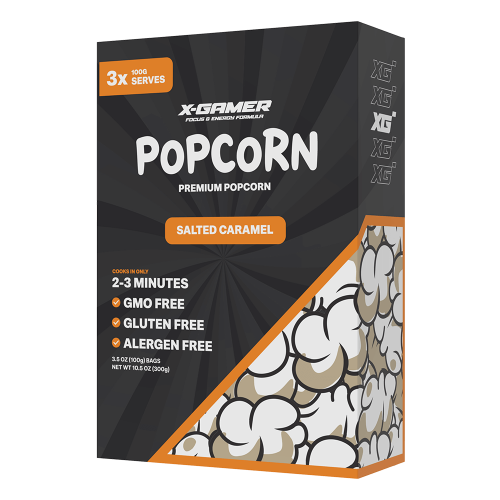 X-GAMER X-Corn Popcorn - Salted Caramel 3x100g Coopers Candy