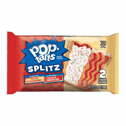 Kelloggs Pop-Tarts Splitz 2-pack - Frosted Strawberry & Cheesecake Coopers Candy