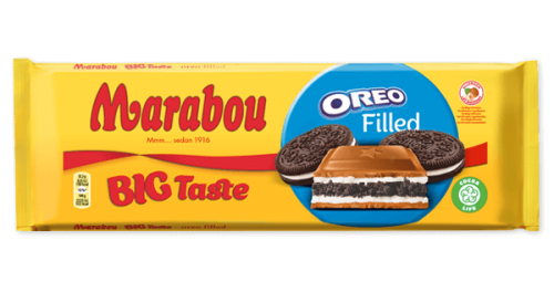Marabou Big Taste Oreo Filled 320g Coopers Candy