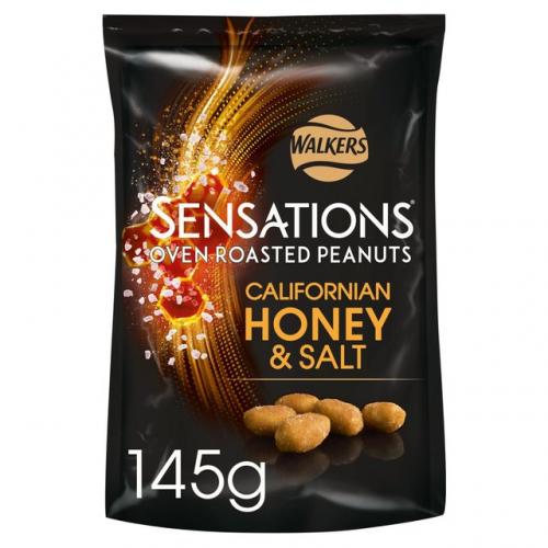 Sensations Californian Honey and Salt Oven Roasted Peanuts 145g Coopers Candy