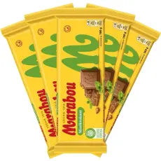 Marabou Sjokoladebar Mintkrokant 160g x 5st Coopers Candy