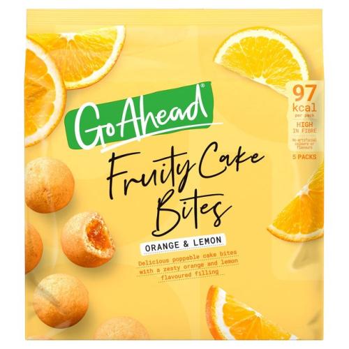 Go Ahead Fruity Cake Bites Orange & Lemon 136g Coopers Candy