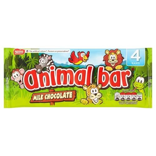 Nestle Animal Milk Chocolate Bar 76g Coopers Candy