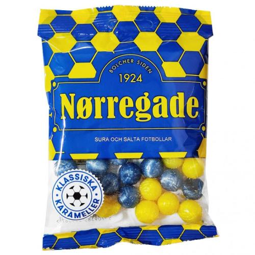 Norregade Sura och Salta Fotbollar 130g Coopers Candy