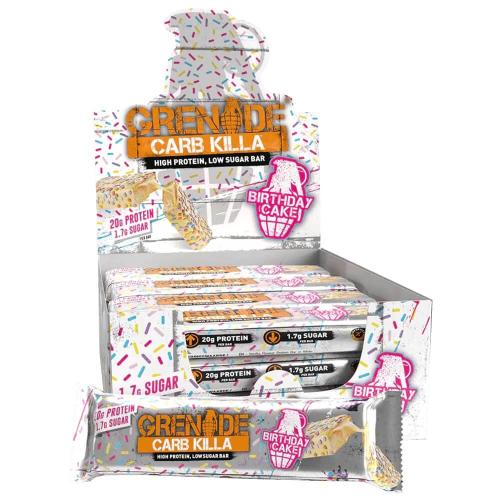 Grenade Protein Bar - Birthday Cake 60g x 12st (BF: 2025-07-31) Coopers Candy