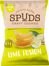 Spuds Craft Cooked Lime Fusion 145g Coopers Candy
