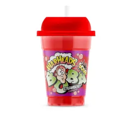 Warheads Boba Sour Strawberry 400ml Coopers Candy