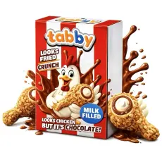 Tabby Chicken Wings Chocolate 50g Coopers Candy
