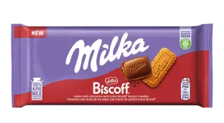 Milka Melkesjokoladebar Lotus Biscoff 90g Coopers Candy