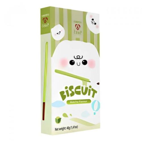 Tokimeki Biscuit Stick - Matcha Flavour 40g(BF:2025-04-01) Coopers Candy