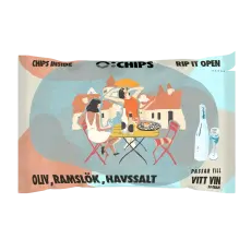 Ö-Chips Vitt Vin - Oliv, Ramslök, Havssalt 50g Coopers Candy