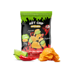 Hot Chip Chilli & Lime Chips 80g Coopers Candy