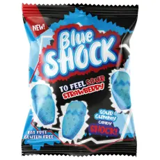 Blue Shock Sour Strawberry 80g Coopers Candy