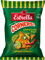 Estrella Corners Chili & Lime Style 160g Coopers Candy