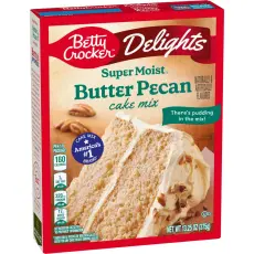 Betty Crocker Cake Mix Super Moist Butter Pecan 375g Coopers Candy
