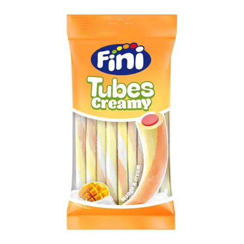 Fini Tubes Creamy Mango & Cream 80g Coopers Candy