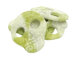 Candy People Sour Apple Skulls 500g Coopers Candy