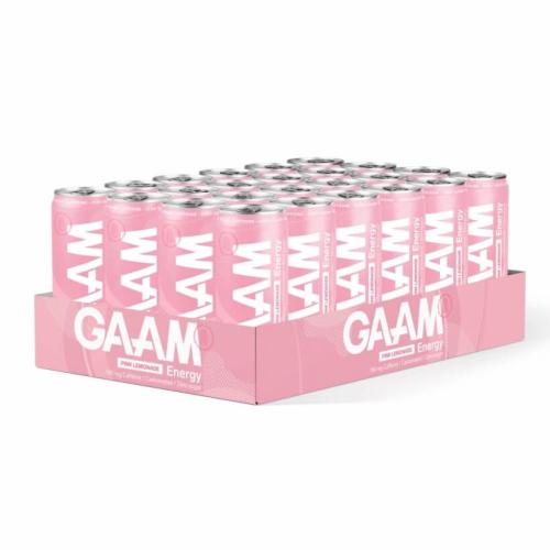GAAM Energy - Pink Lemonade 33cl x 24st (helt flak) Coopers Candy
