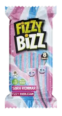 Fizzy Bizz Sura Remmar Bubblegum 80g Coopers Candy