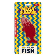 Mega Gummies Swedish Candy Fish 120g Coopers Candy