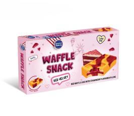 American Bakery Waffle Snack Red Velvet 135g Coopers Candy