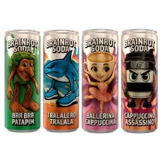 Brainrot Soda 25cl 4-pack Coopers Candy