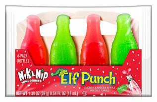 Nik-L-Nip Wax Bottles Elf Punch 4-Pack 39g Coopers Candy